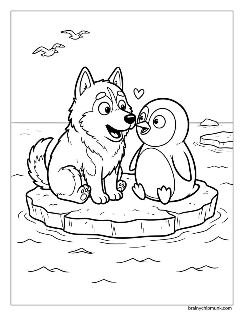 42 Cute Husky Coloring Pages 42 Cute Husky Coloring Pages
