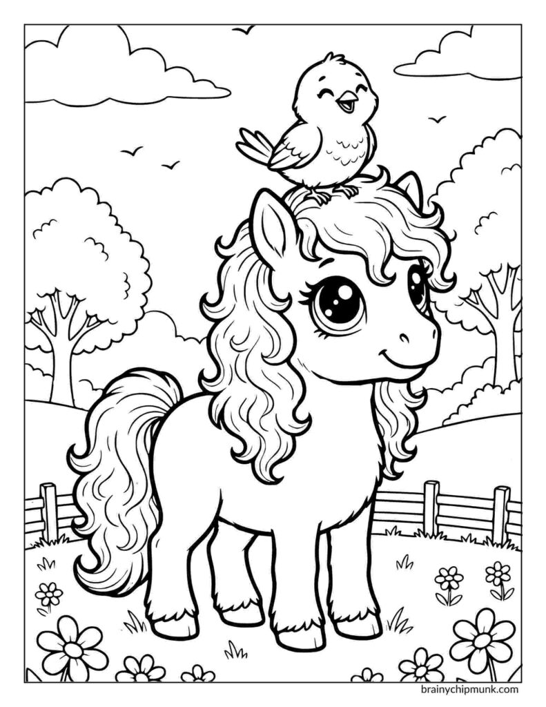 30 Gorgeous Pony Coloring Pages